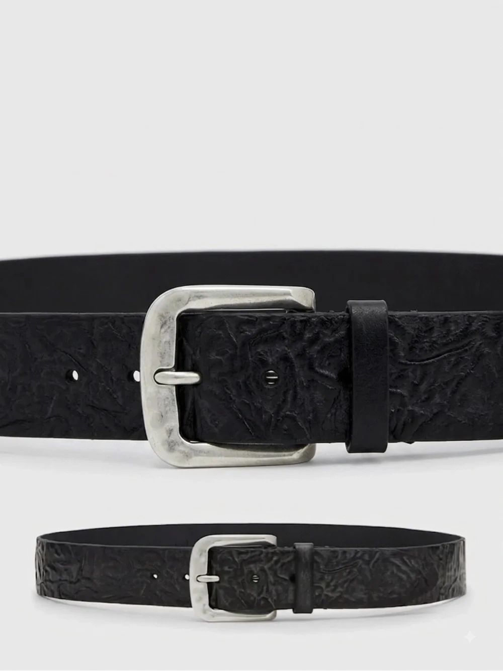 John Varvatos Nova Leather Belt Size 40  Black Brand new with tags